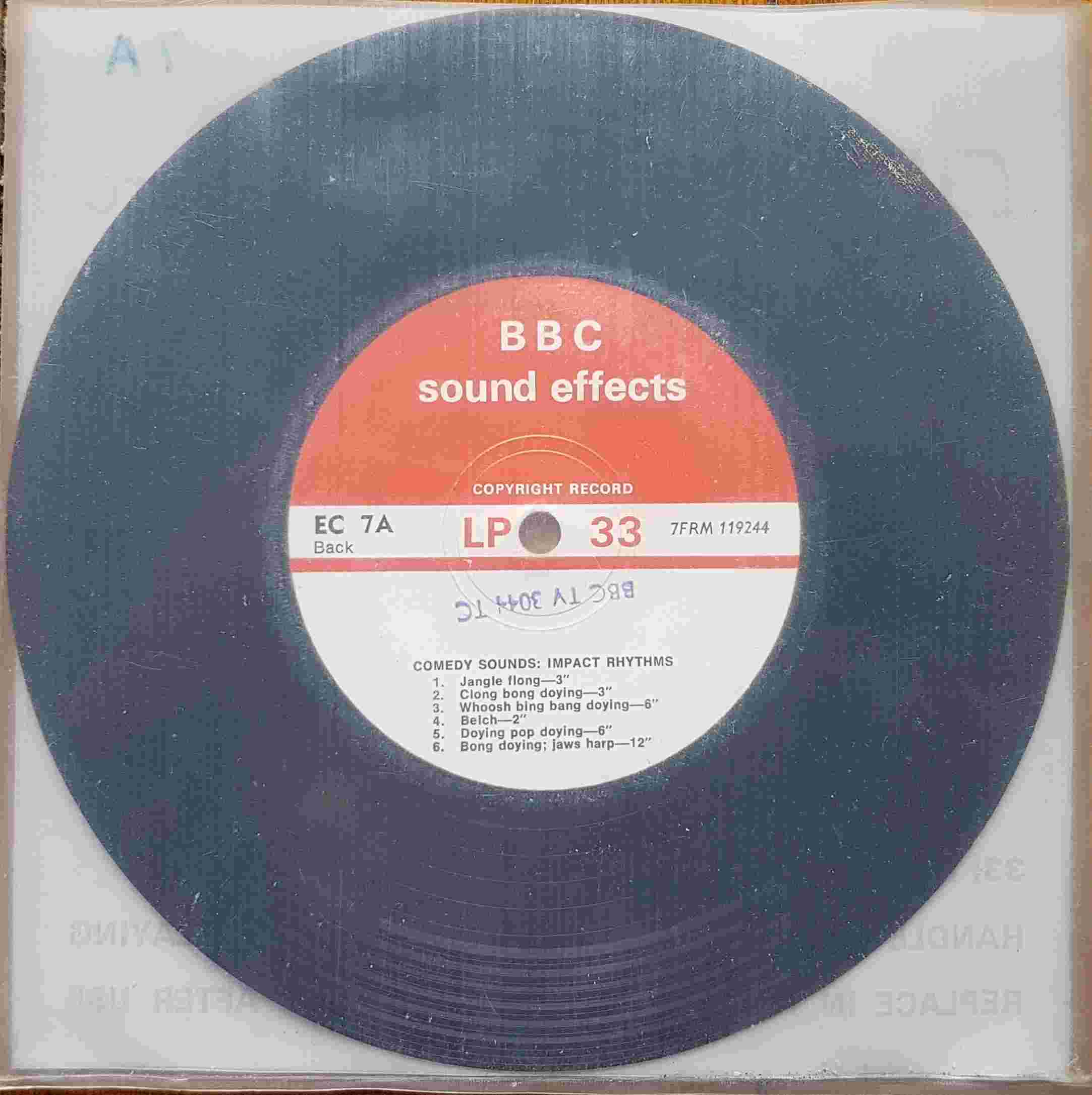 Picture of EC 7A Comedy sounds: Impact rhythms by artist Not registered from the BBC records and Tapes library